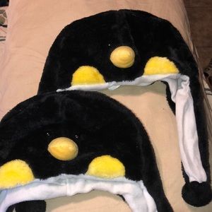 2 penguin hats